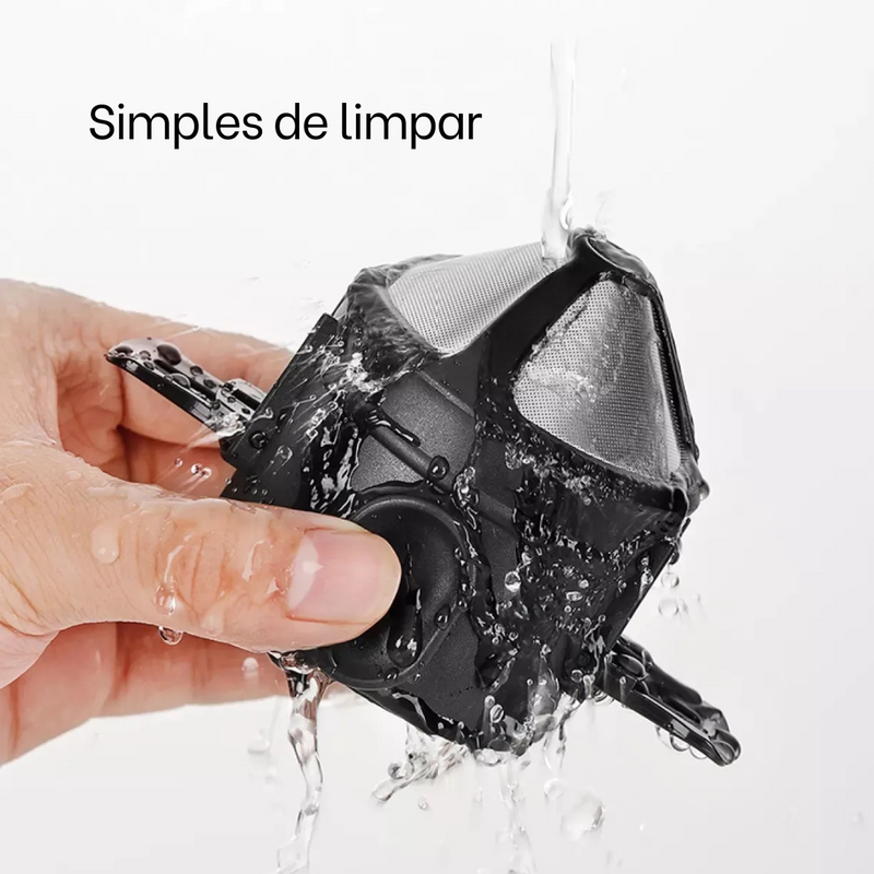 Mini Cafeteira Portátil com Caneca Térmica 2 em 1